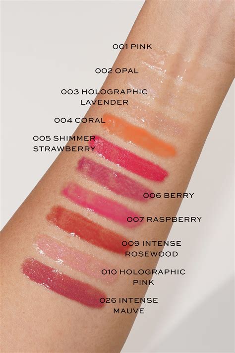 dior addict lip balm pantip|Dior lip gloss color chart.